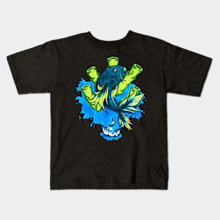 Fishing for Fish. Kids T-Shirt